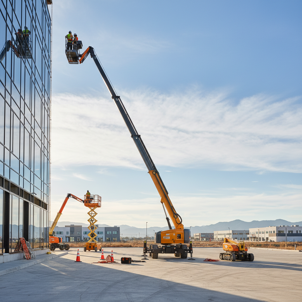 Realistische foto passend bij Hoogwerker kopen: investeer in veilig werken op hoogte voor website SE